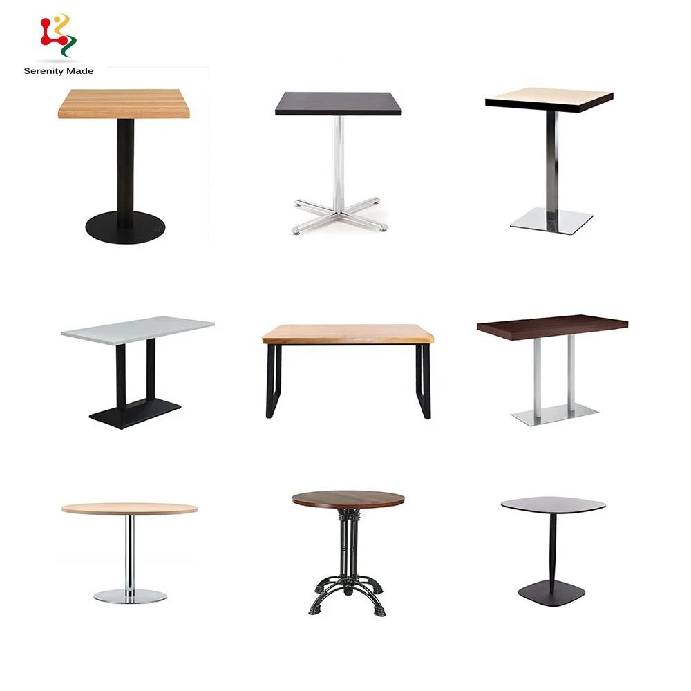 Industrial Style General Use Dining Cafe Table Stainless Steel Table Base